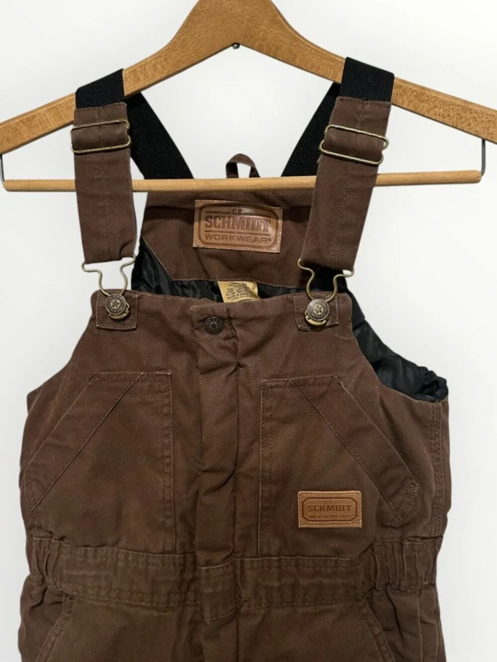Schmidt Workwear Youth Heavy Duty Overalls Pockets Zip Lined Small Regular (6-8)